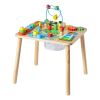 Montessori Activity Table for Toddler 1-3 Years Old, 13 in 1 Wooden Learn Activity Desk, Baby Play Table for Boys & Girls Aged 6+ Months