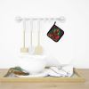Irish Setter Christmas Pair of Pot Holders Kitchen Heat Resistant Pot Holders Sets Oven Hot Pads for Cooking Baking BBQ, 7 1/2 x 7 1/2
