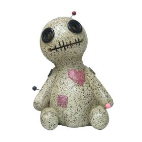 Cartoon Sprayable Voodoo Doll; Cone Incense Burner; Resin Censer; Cursed Dolls (Items: Head tilted to the left)