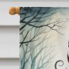 Krampus The Christmas Demon Spooky Halloween House Flag Large Porch Sleeve Pole Decorative Outside Yard Banner Artwork Wall Hanging, Polyester
